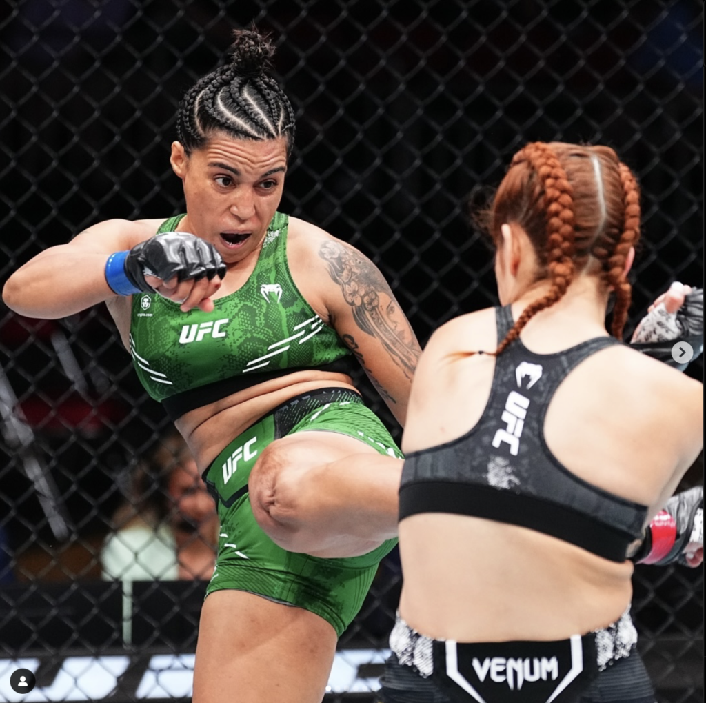 Puja Tomar at UFC debut